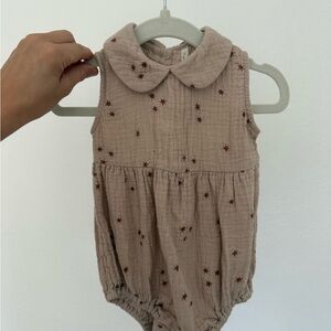 Rylee + Cru Tan Star Diaper Cover